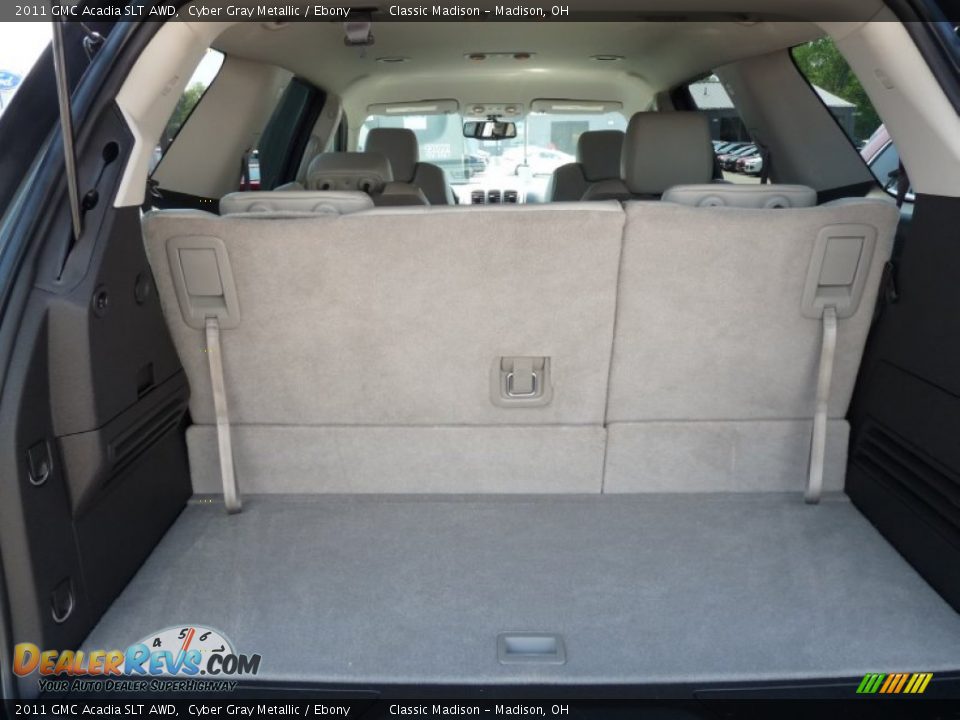 2011 GMC Acadia SLT AWD Cyber Gray Metallic / Ebony Photo #10