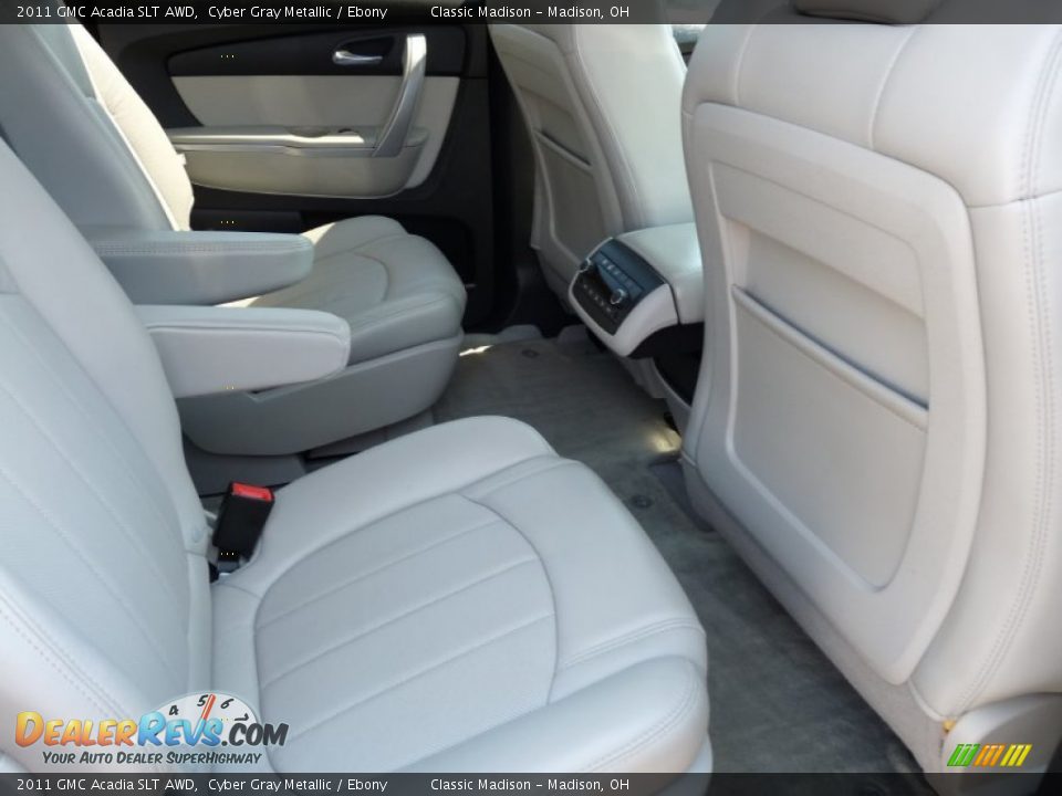 2011 GMC Acadia SLT AWD Cyber Gray Metallic / Ebony Photo #11