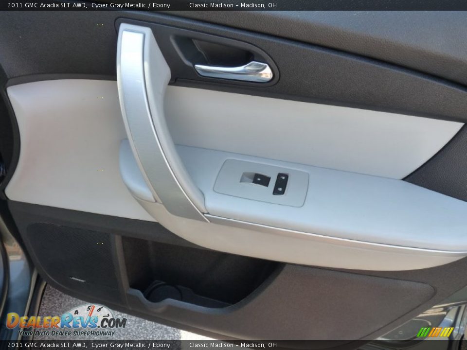 2011 GMC Acadia SLT AWD Cyber Gray Metallic / Ebony Photo #14