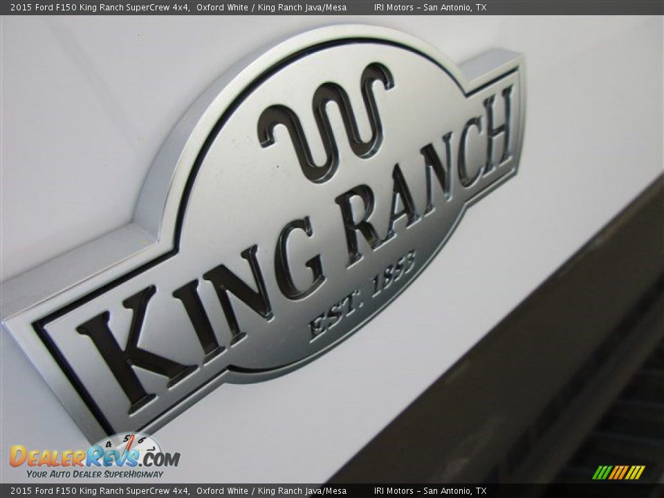 2015 Ford F150 King Ranch SuperCrew 4x4 Oxford White / King Ranch Java/Mesa Photo #5