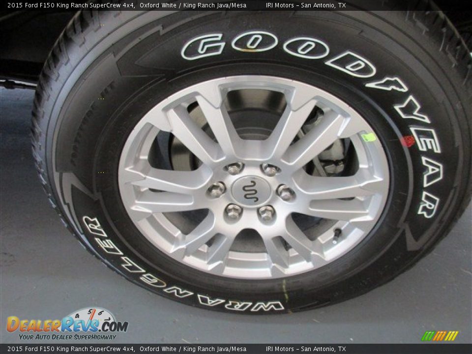 2015 Ford F150 King Ranch SuperCrew 4x4 Oxford White / King Ranch Java/Mesa Photo #6