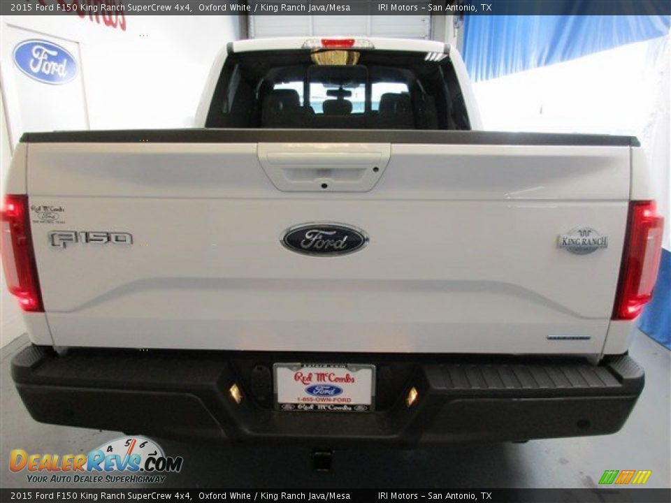 2015 Ford F150 King Ranch SuperCrew 4x4 Oxford White / King Ranch Java/Mesa Photo #7
