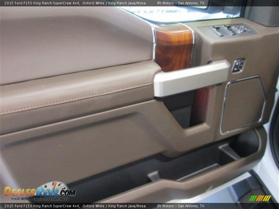 2015 Ford F150 King Ranch SuperCrew 4x4 Oxford White / King Ranch Java/Mesa Photo #16
