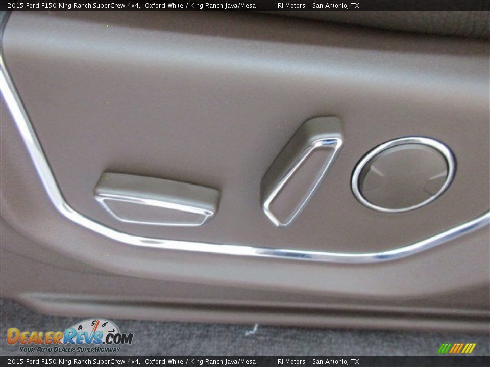 2015 Ford F150 King Ranch SuperCrew 4x4 Oxford White / King Ranch Java/Mesa Photo #17