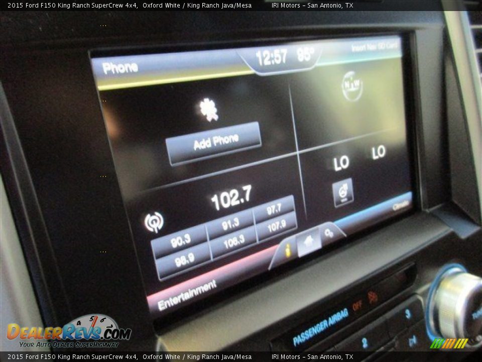 2015 Ford F150 King Ranch SuperCrew 4x4 Oxford White / King Ranch Java/Mesa Photo #20