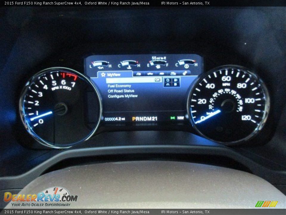 2015 Ford F150 King Ranch SuperCrew 4x4 Oxford White / King Ranch Java/Mesa Photo #23