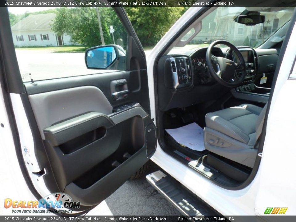 2015 Chevrolet Silverado 2500HD LTZ Crew Cab 4x4 Summit White / Jet Black/Dark Ash Photo #15