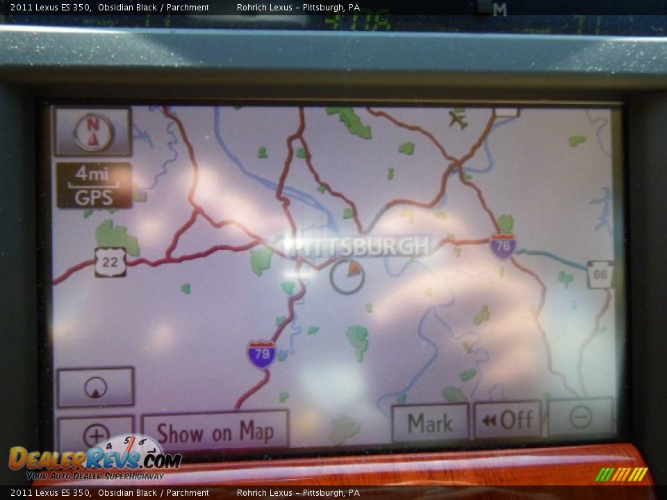 2011 Lexus ES 350 Obsidian Black / Parchment Photo #3