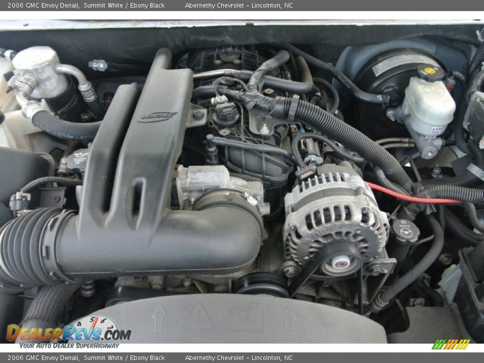 2006 GMC Envoy Denali Summit White / Ebony Black Photo #28