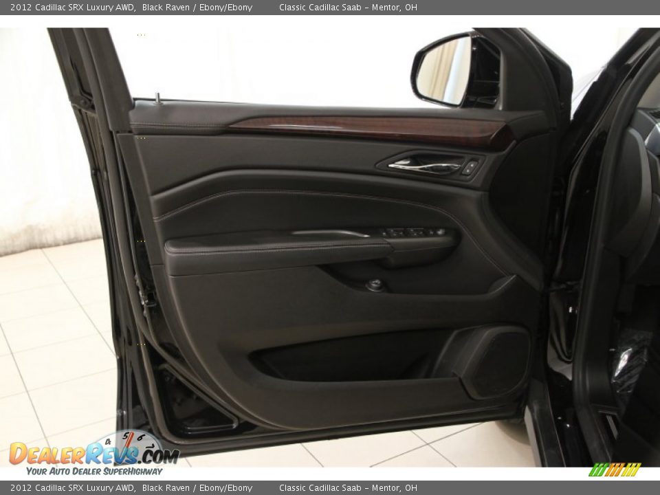 2012 Cadillac SRX Luxury AWD Black Raven / Ebony/Ebony Photo #4