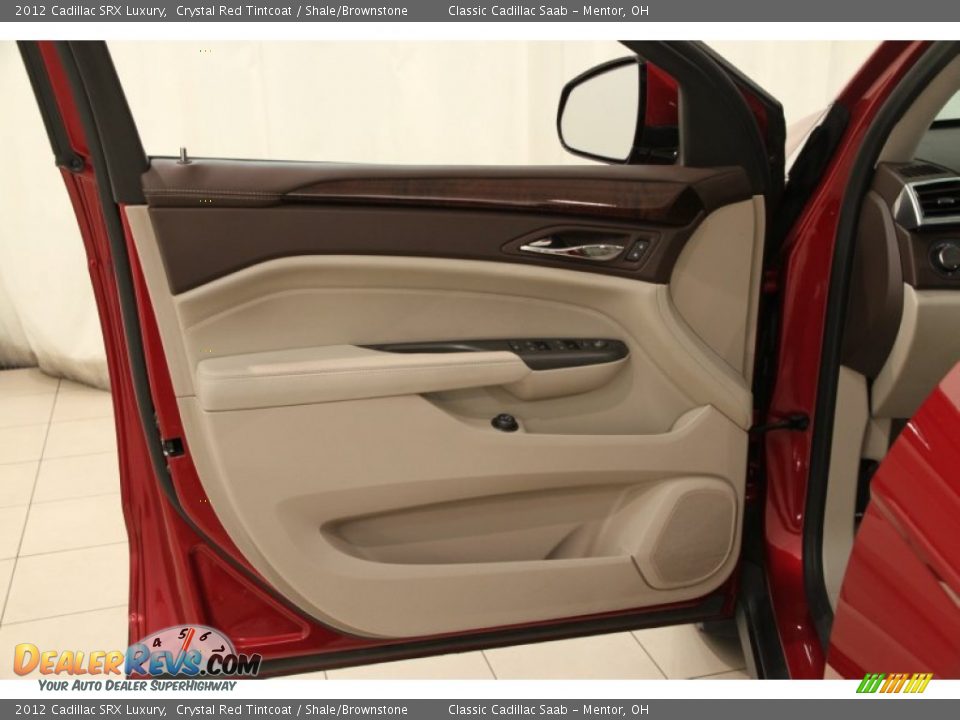 2012 Cadillac SRX Luxury Crystal Red Tintcoat / Shale/Brownstone Photo #4