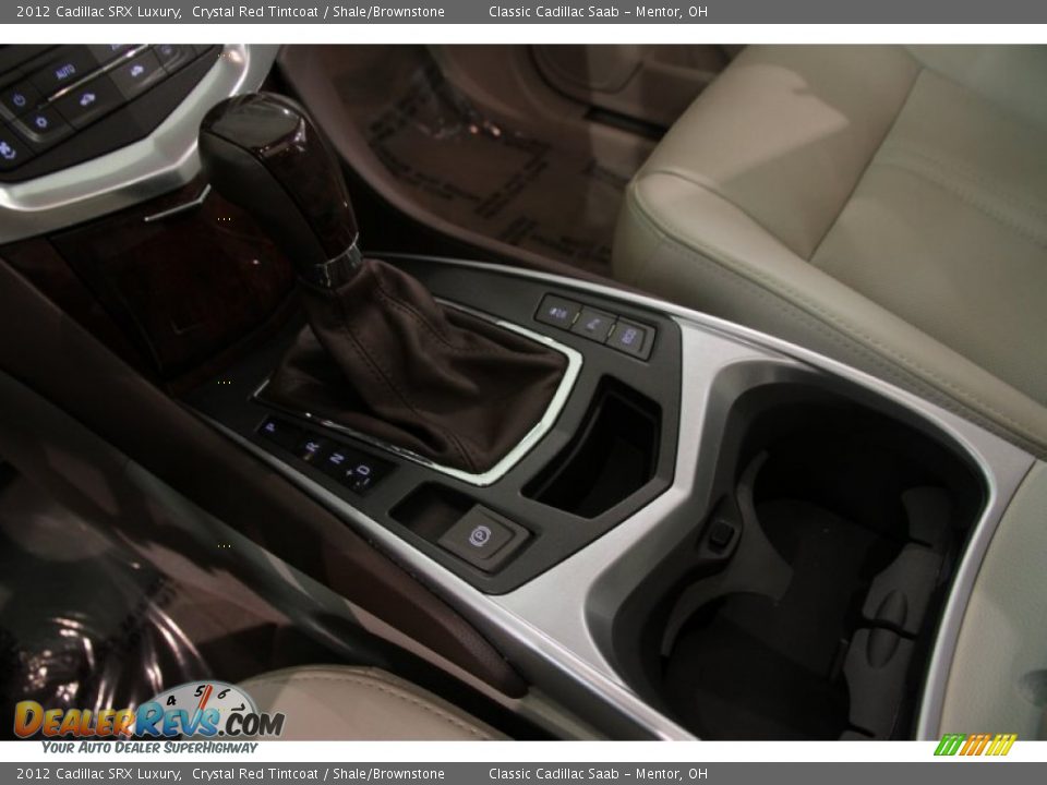 2012 Cadillac SRX Luxury Crystal Red Tintcoat / Shale/Brownstone Photo #10