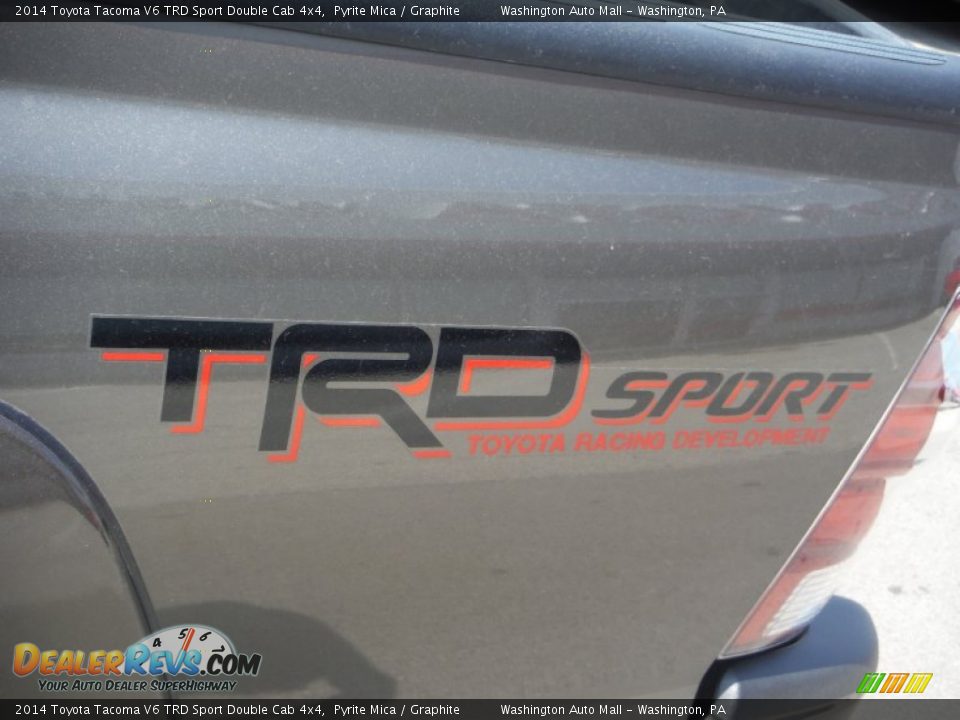 2014 Toyota Tacoma V6 TRD Sport Double Cab 4x4 Pyrite Mica / Graphite Photo #6