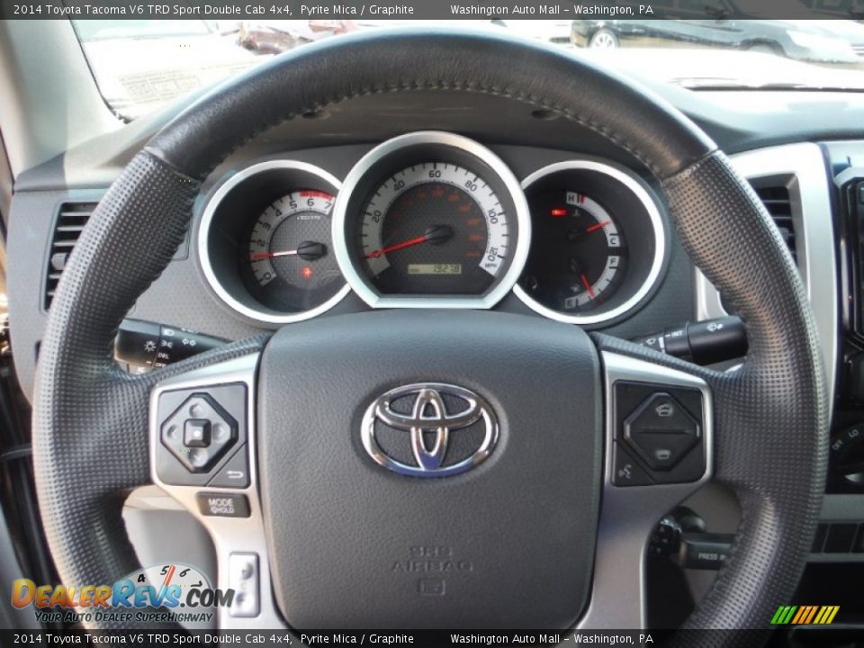 2014 Toyota Tacoma V6 TRD Sport Double Cab 4x4 Pyrite Mica / Graphite Photo #20