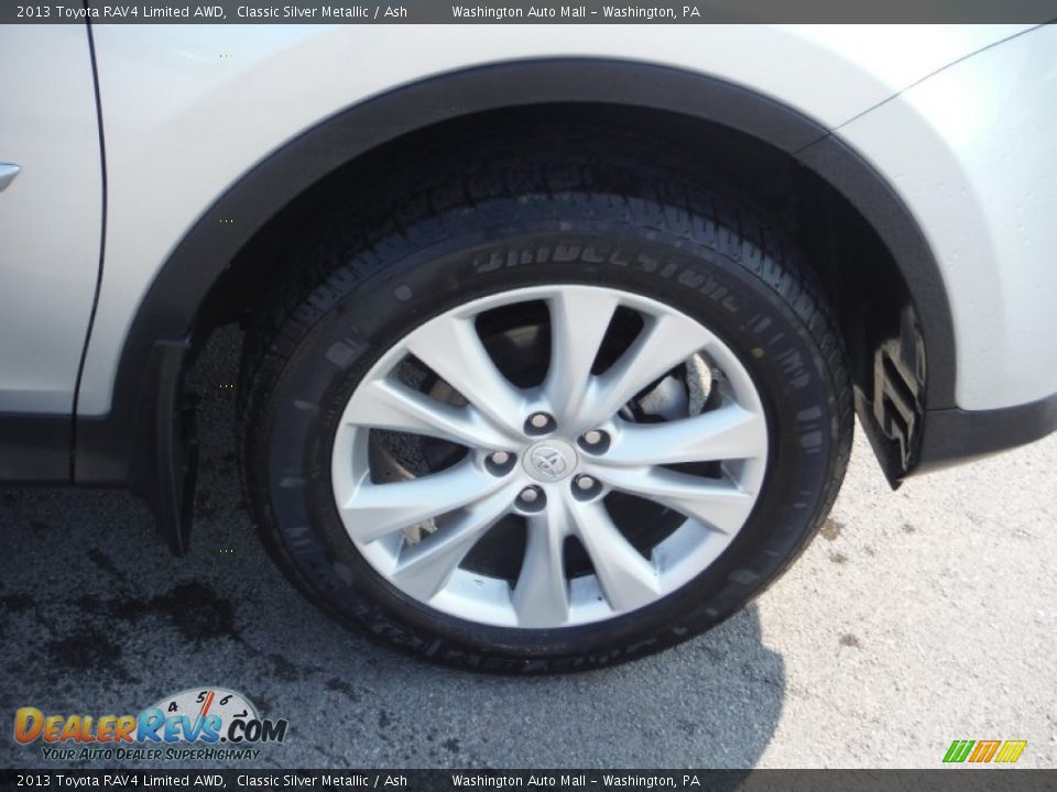 2013 Toyota RAV4 Limited AWD Classic Silver Metallic / Ash Photo #3