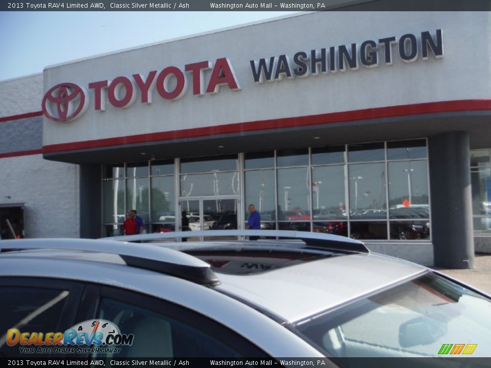 2013 Toyota RAV4 Limited AWD Classic Silver Metallic / Ash Photo #4