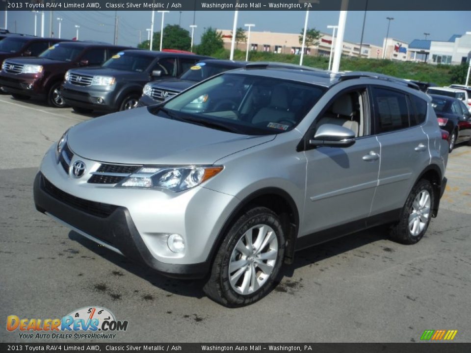 2013 Toyota RAV4 Limited AWD Classic Silver Metallic / Ash Photo #6