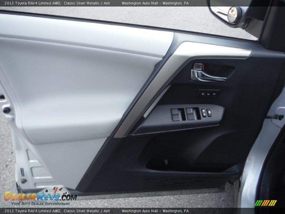 2013 Toyota RAV4 Limited AWD Classic Silver Metallic / Ash Photo #12