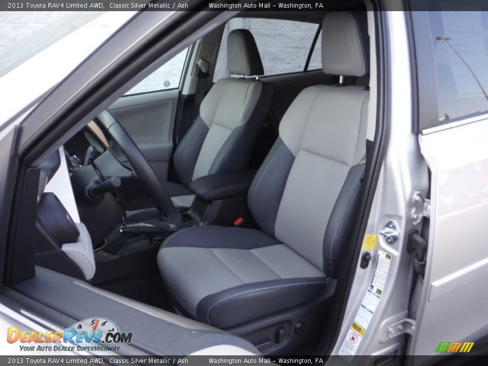2013 Toyota RAV4 Limited AWD Classic Silver Metallic / Ash Photo #13