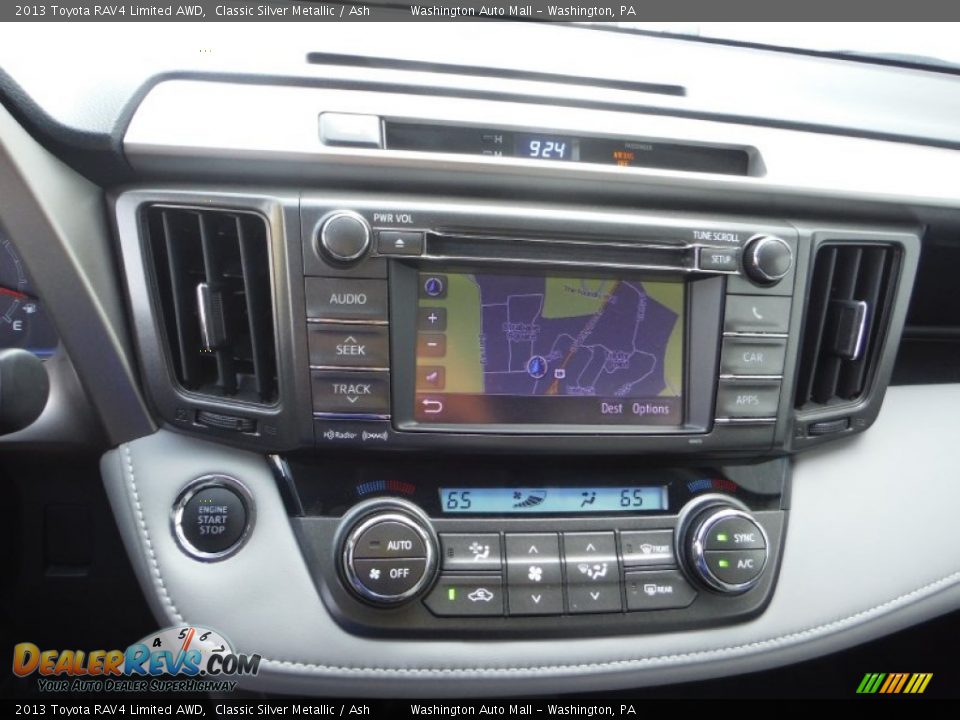 2013 Toyota RAV4 Limited AWD Classic Silver Metallic / Ash Photo #16