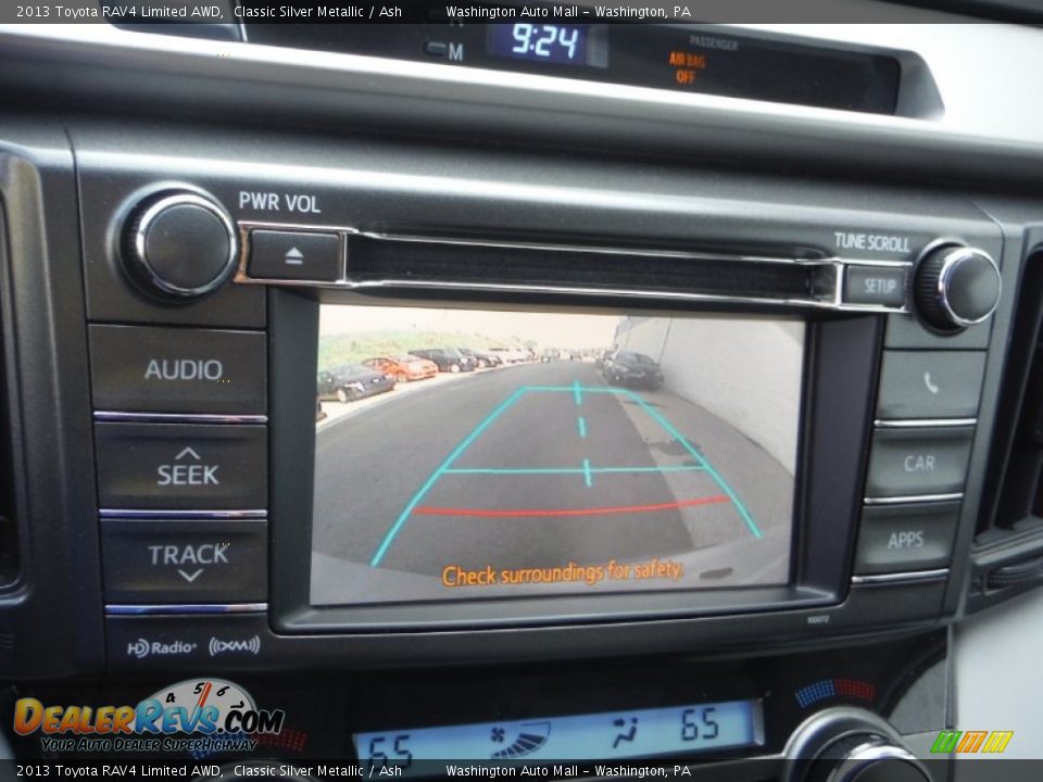 2013 Toyota RAV4 Limited AWD Classic Silver Metallic / Ash Photo #17