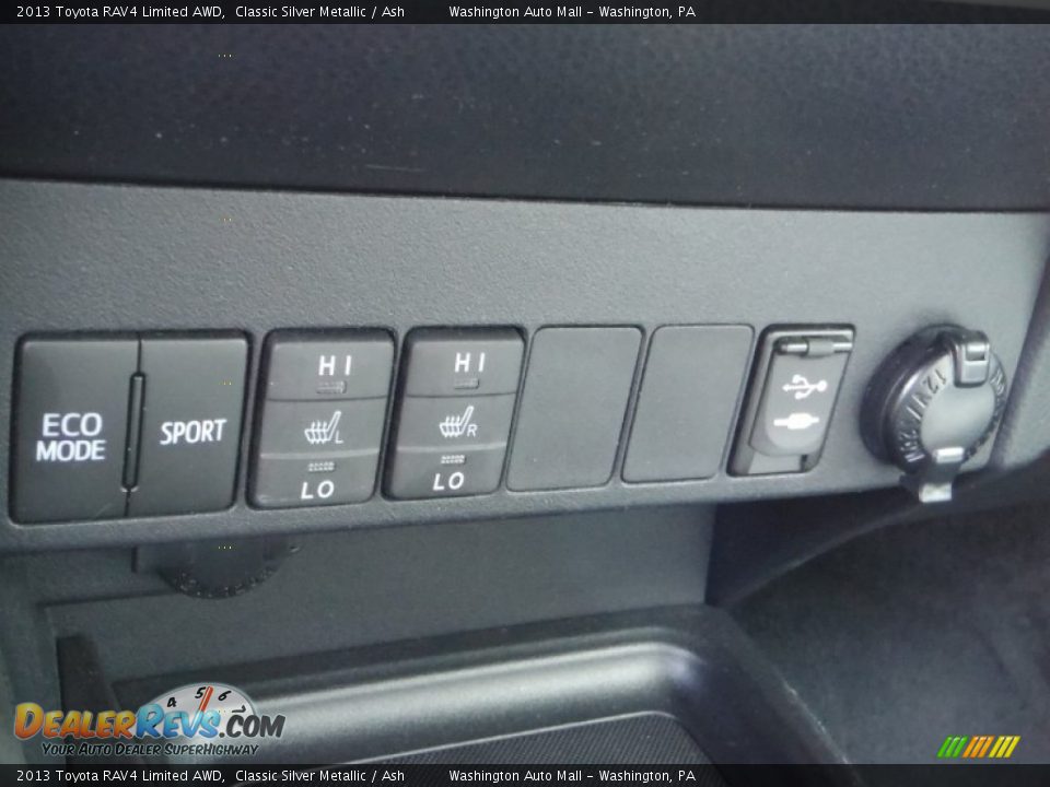 2013 Toyota RAV4 Limited AWD Classic Silver Metallic / Ash Photo #18