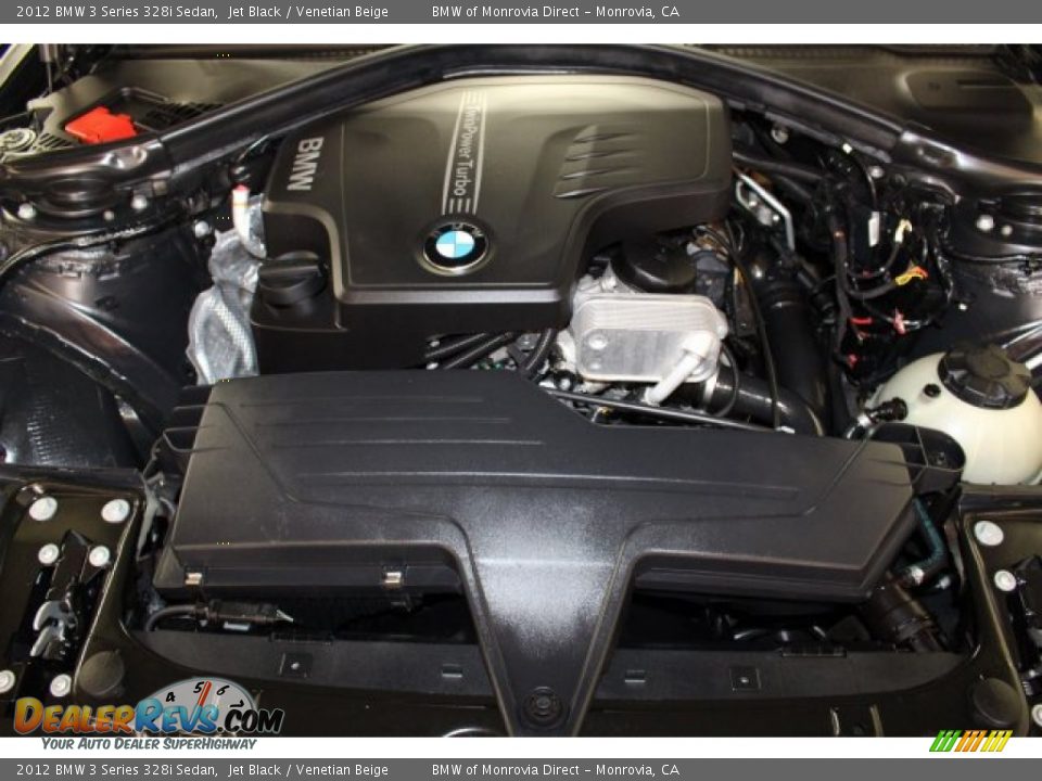 2012 BMW 3 Series 328i Sedan Jet Black / Venetian Beige Photo #19