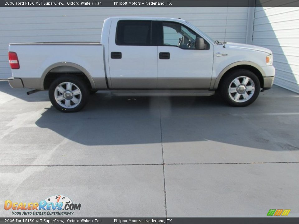 2006 Ford F150 XLT SuperCrew Oxford White / Tan Photo #8