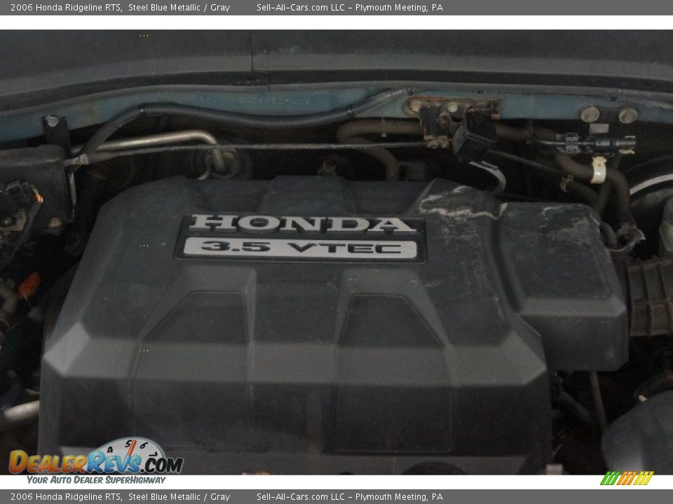 2006 Honda Ridgeline RTS Steel Blue Metallic / Gray Photo #36