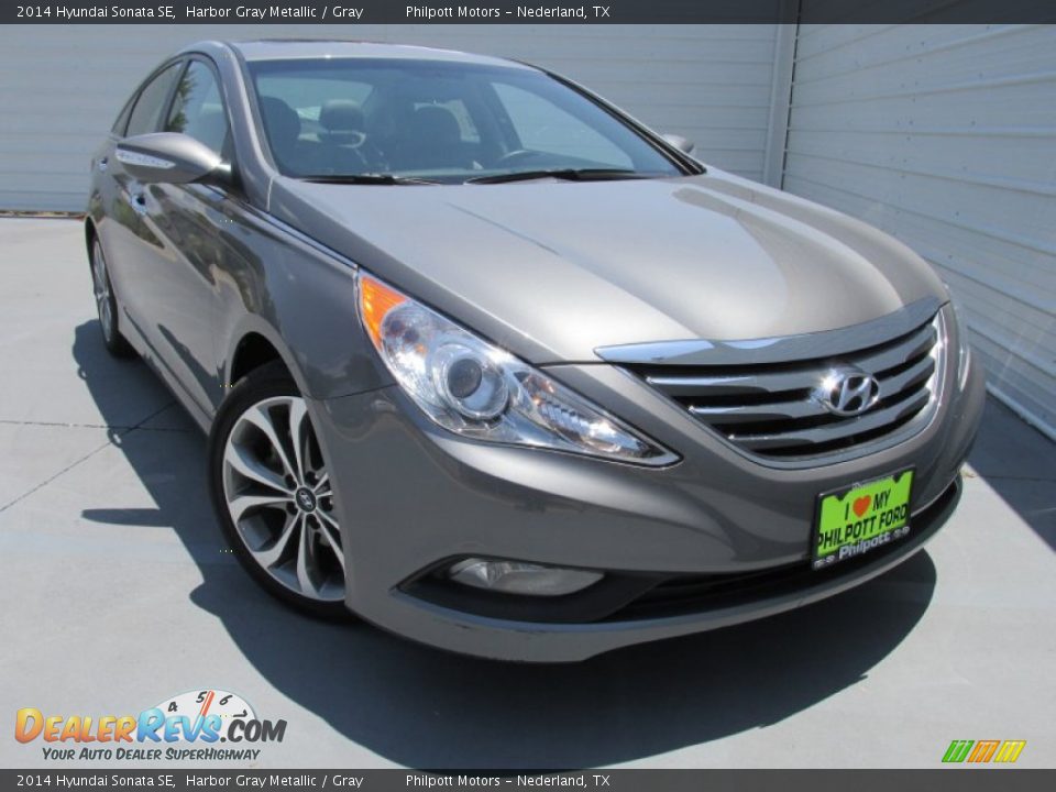 2014 Hyundai Sonata SE Harbor Gray Metallic / Gray Photo #2