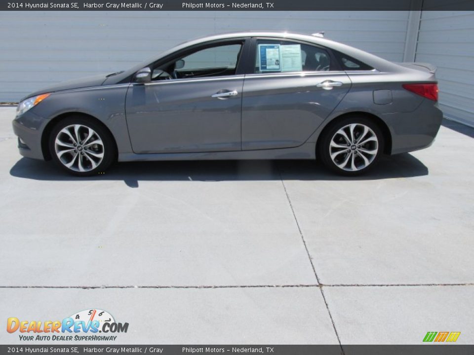 2014 Hyundai Sonata SE Harbor Gray Metallic / Gray Photo #3