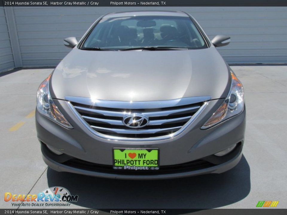 2014 Hyundai Sonata SE Harbor Gray Metallic / Gray Photo #5