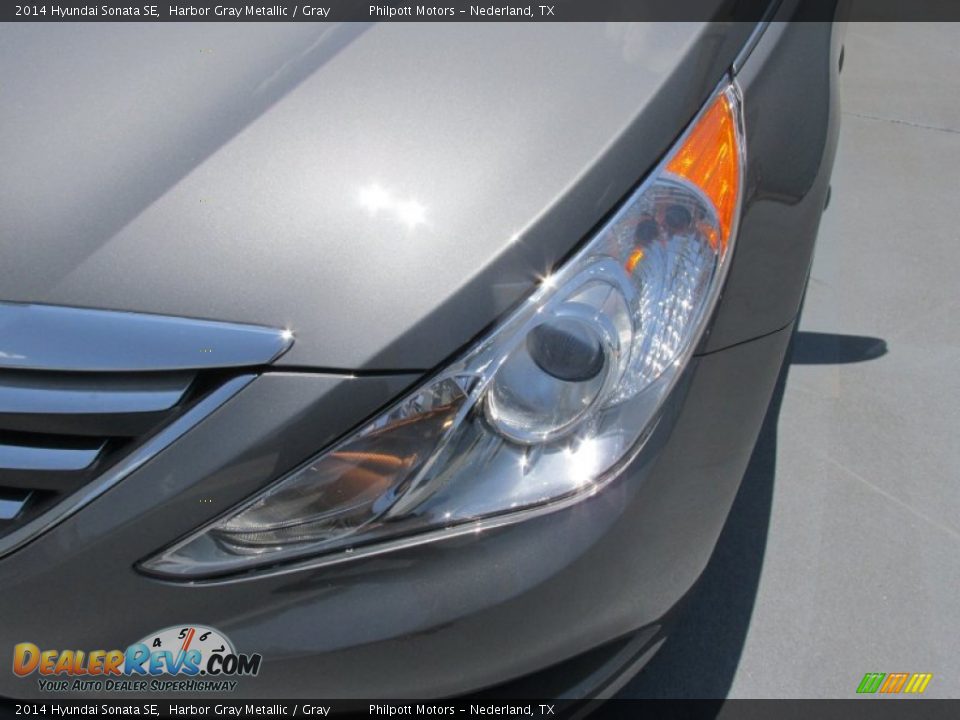 2014 Hyundai Sonata SE Harbor Gray Metallic / Gray Photo #6