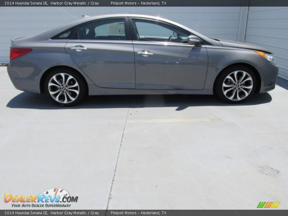 2014 Hyundai Sonata SE Harbor Gray Metallic / Gray Photo #8