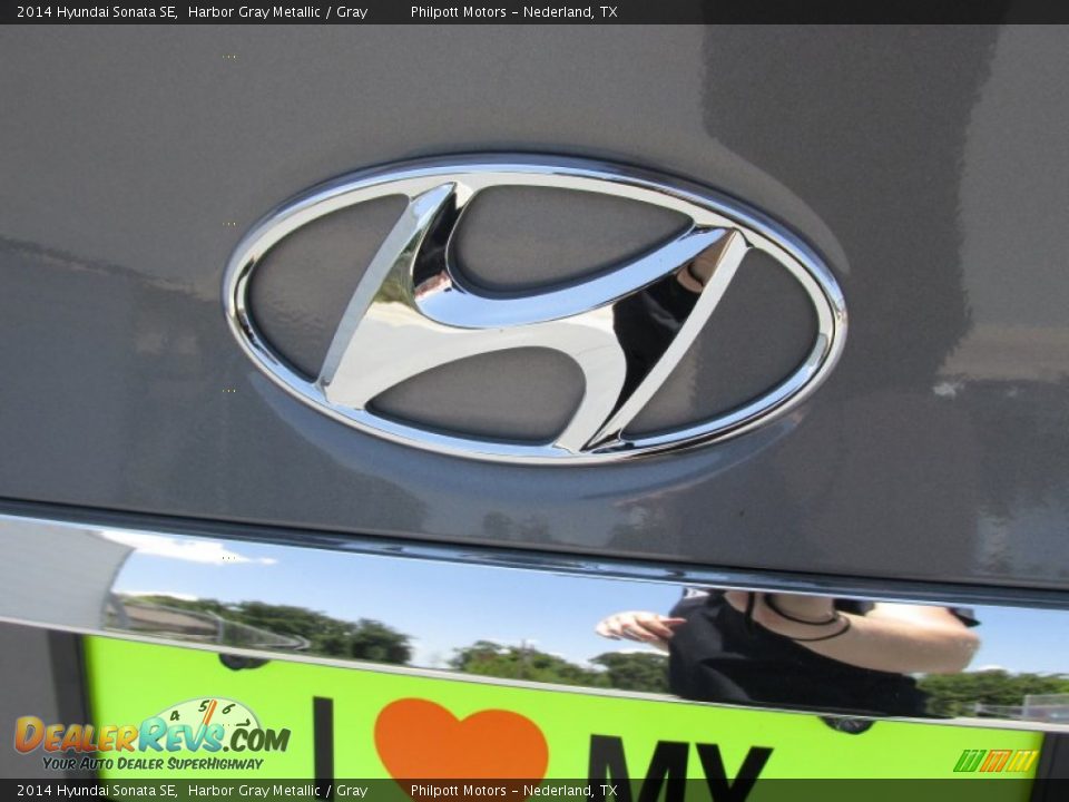 2014 Hyundai Sonata SE Harbor Gray Metallic / Gray Photo #13