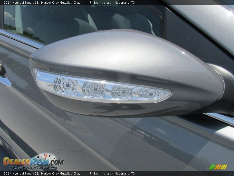 2014 Hyundai Sonata SE Harbor Gray Metallic / Gray Photo #22