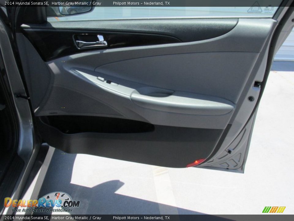 2014 Hyundai Sonata SE Harbor Gray Metallic / Gray Photo #23