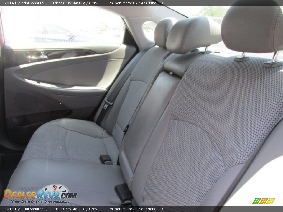 2014 Hyundai Sonata SE Harbor Gray Metallic / Gray Photo #29