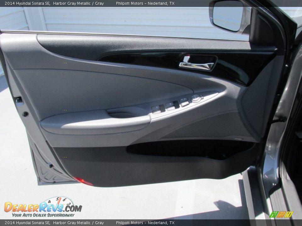 2014 Hyundai Sonata SE Harbor Gray Metallic / Gray Photo #30