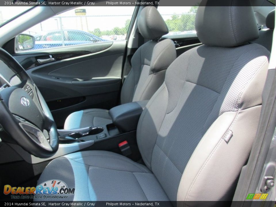 2014 Hyundai Sonata SE Harbor Gray Metallic / Gray Photo #32