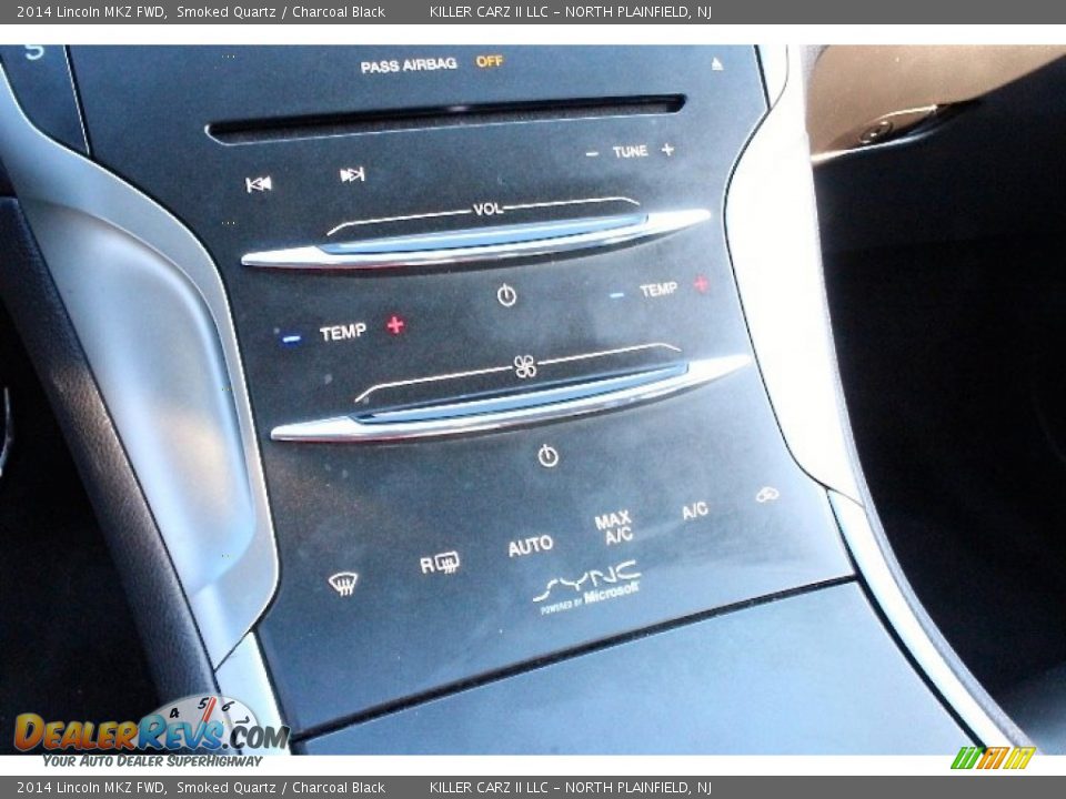 2014 Lincoln MKZ FWD Smoked Quartz / Charcoal Black Photo #22