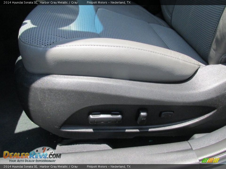 2014 Hyundai Sonata SE Harbor Gray Metallic / Gray Photo #33