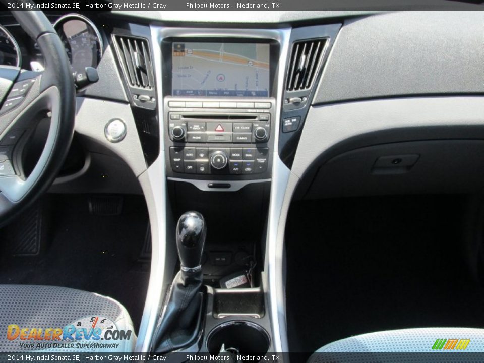 2014 Hyundai Sonata SE Harbor Gray Metallic / Gray Photo #36