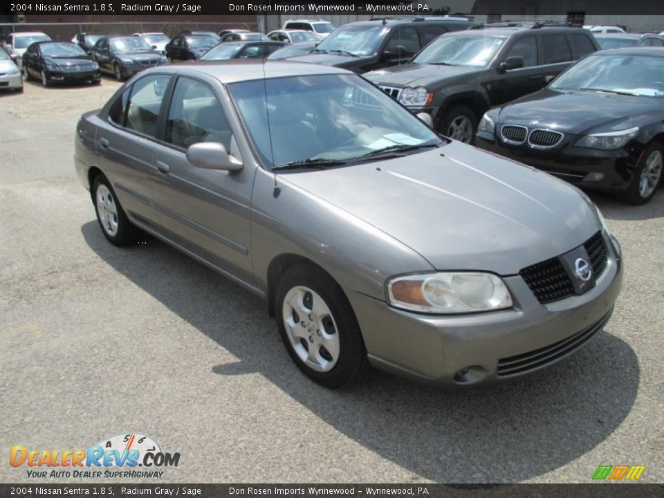 2004 Nissan Sentra 1.8 S Radium Gray / Sage Photo #1