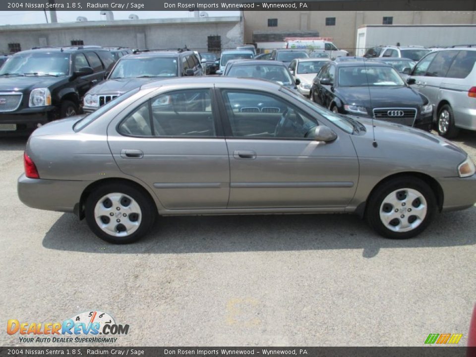 2004 Nissan Sentra 1.8 S Radium Gray / Sage Photo #2