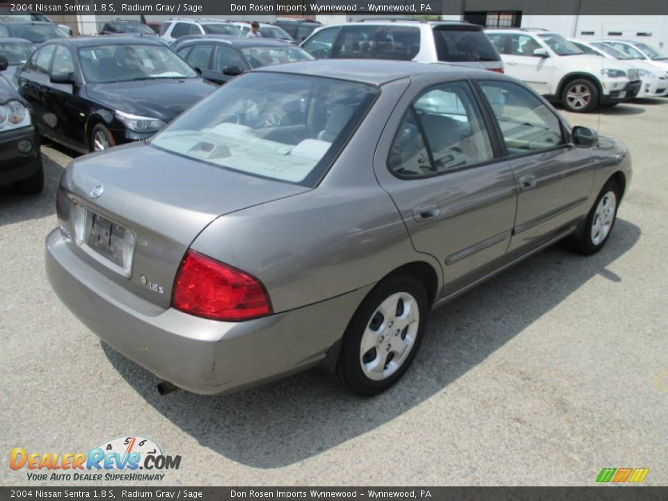 2004 Nissan Sentra 1.8 S Radium Gray / Sage Photo #3