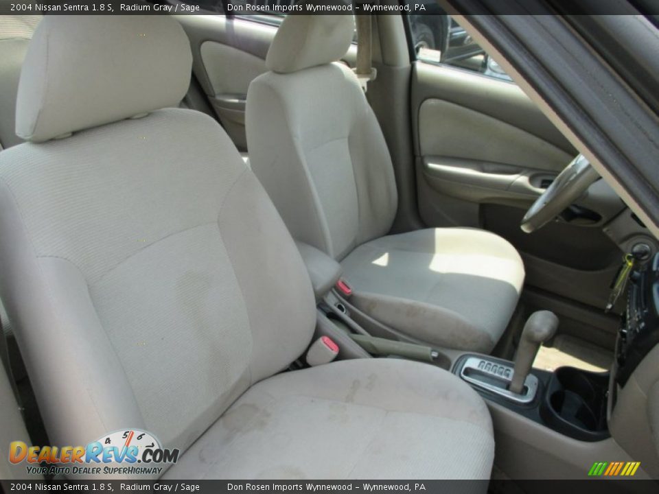 2004 Nissan Sentra 1.8 S Radium Gray / Sage Photo #6