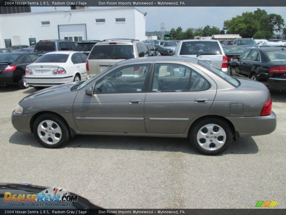 2004 Nissan Sentra 1.8 S Radium Gray / Sage Photo #7