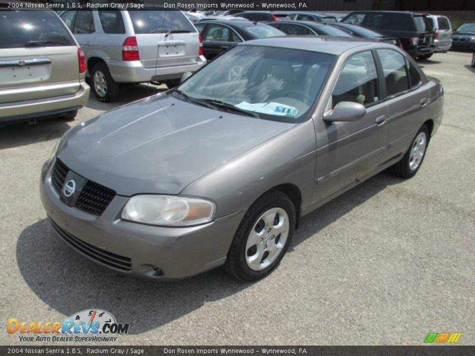 2004 Nissan Sentra 1.8 S Radium Gray / Sage Photo #8