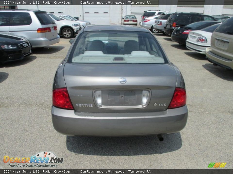 2004 Nissan Sentra 1.8 S Radium Gray / Sage Photo #9